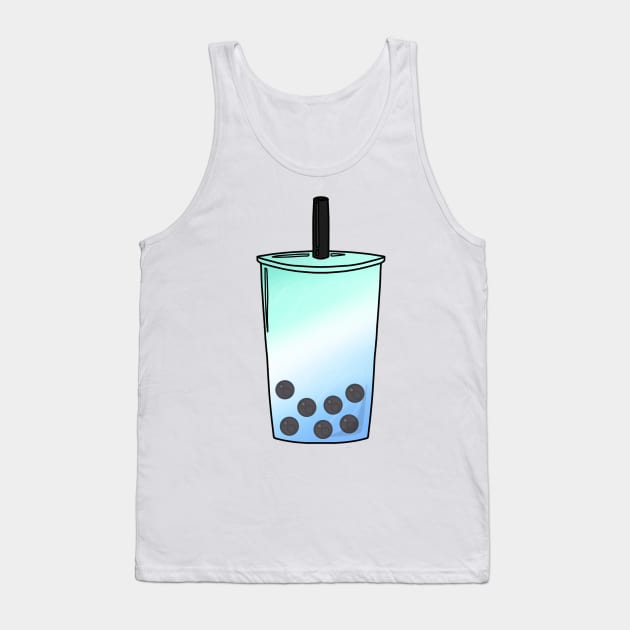 Pastel Gay MLM Pride Boba Tank Top by ceolsonart